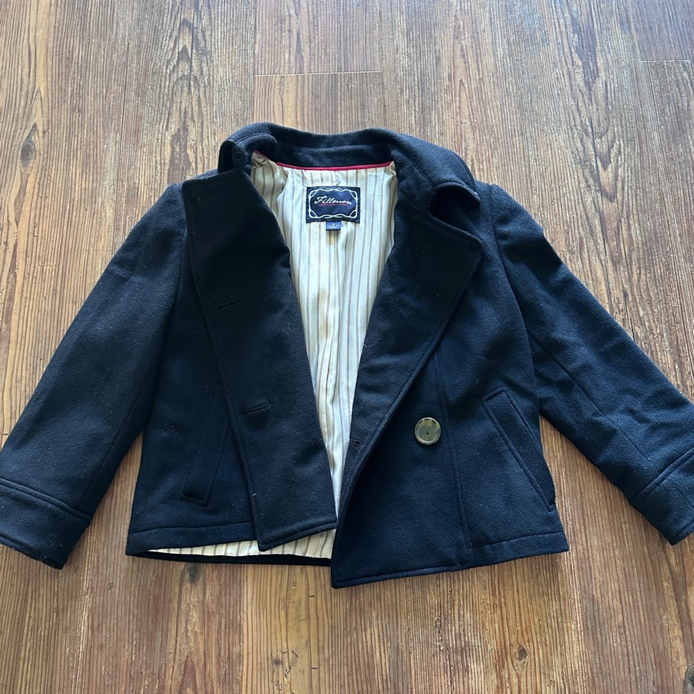 Women's Black Pea Coat